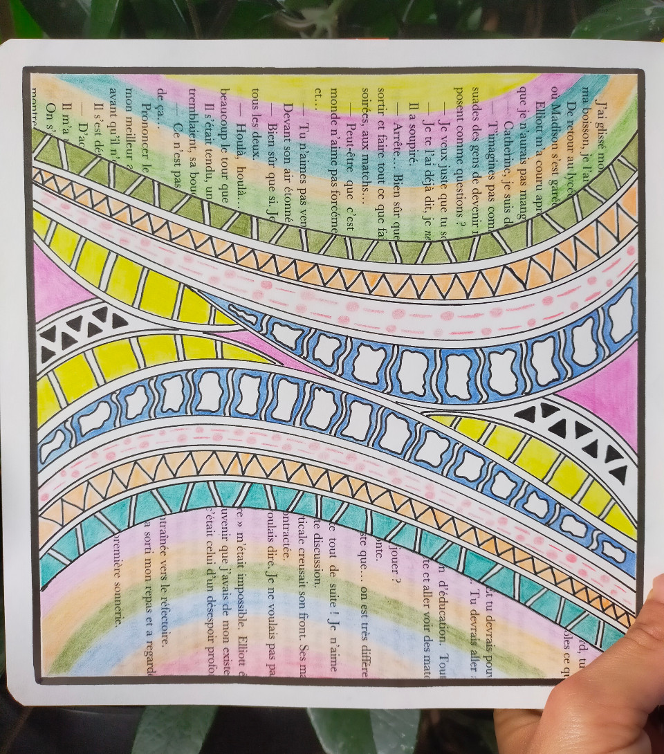 Art Journal – Courbes&nbsp;colorées