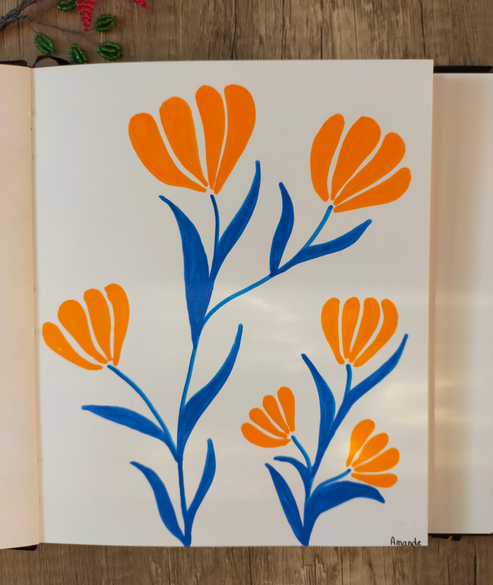Art Journal – Fleurs&nbsp;#2